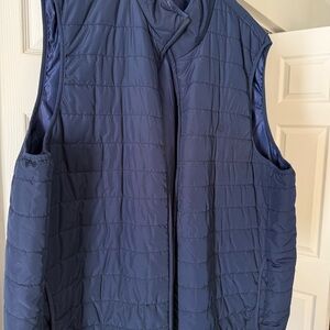 Chaps Men's Dark Blue Quilted Vest